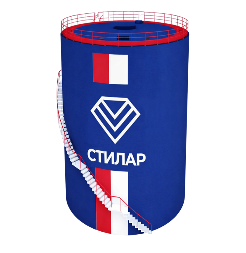 Цельносварной резервуар РВС  15 м³ от завода-производителя