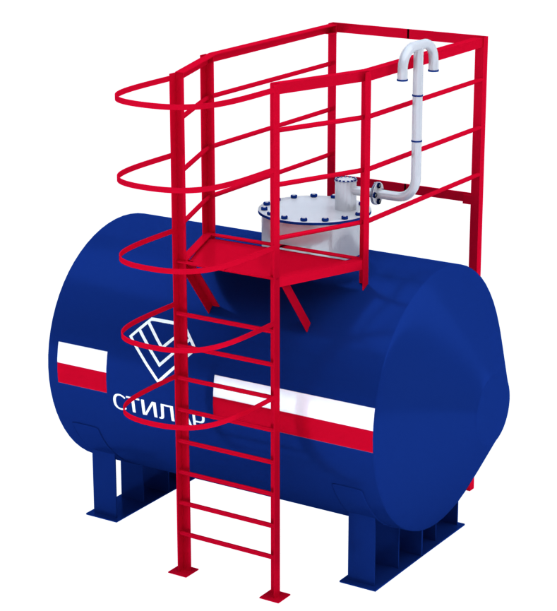 Горизонтальный резервуар РГСН аварийного запаса воды 15 м³ от завода-производителя