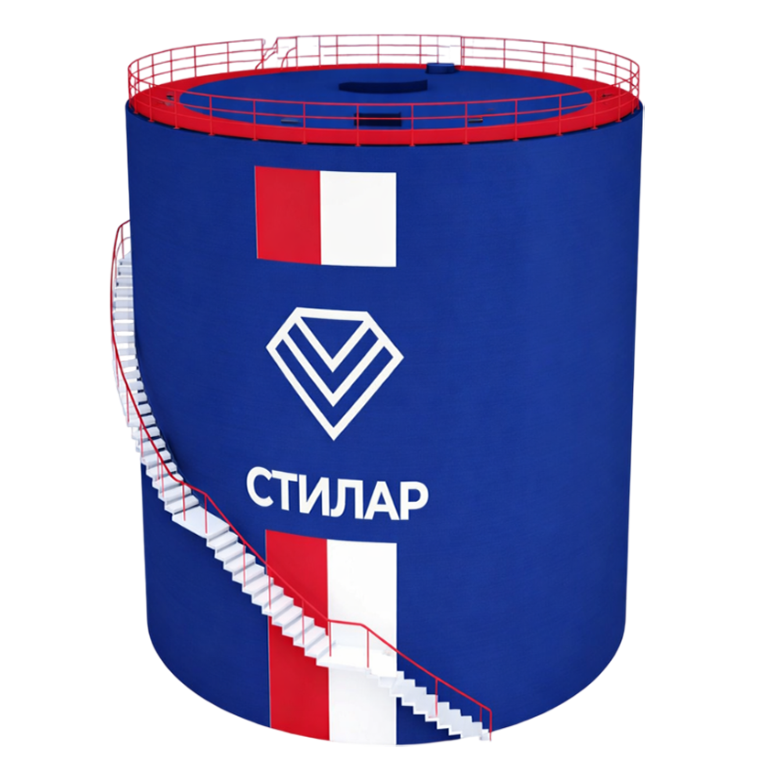 Цельносварной резервуар РВС для технической воды 150 м³ от завода-производителя